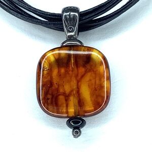 Silpada Brown Pendant Necklace